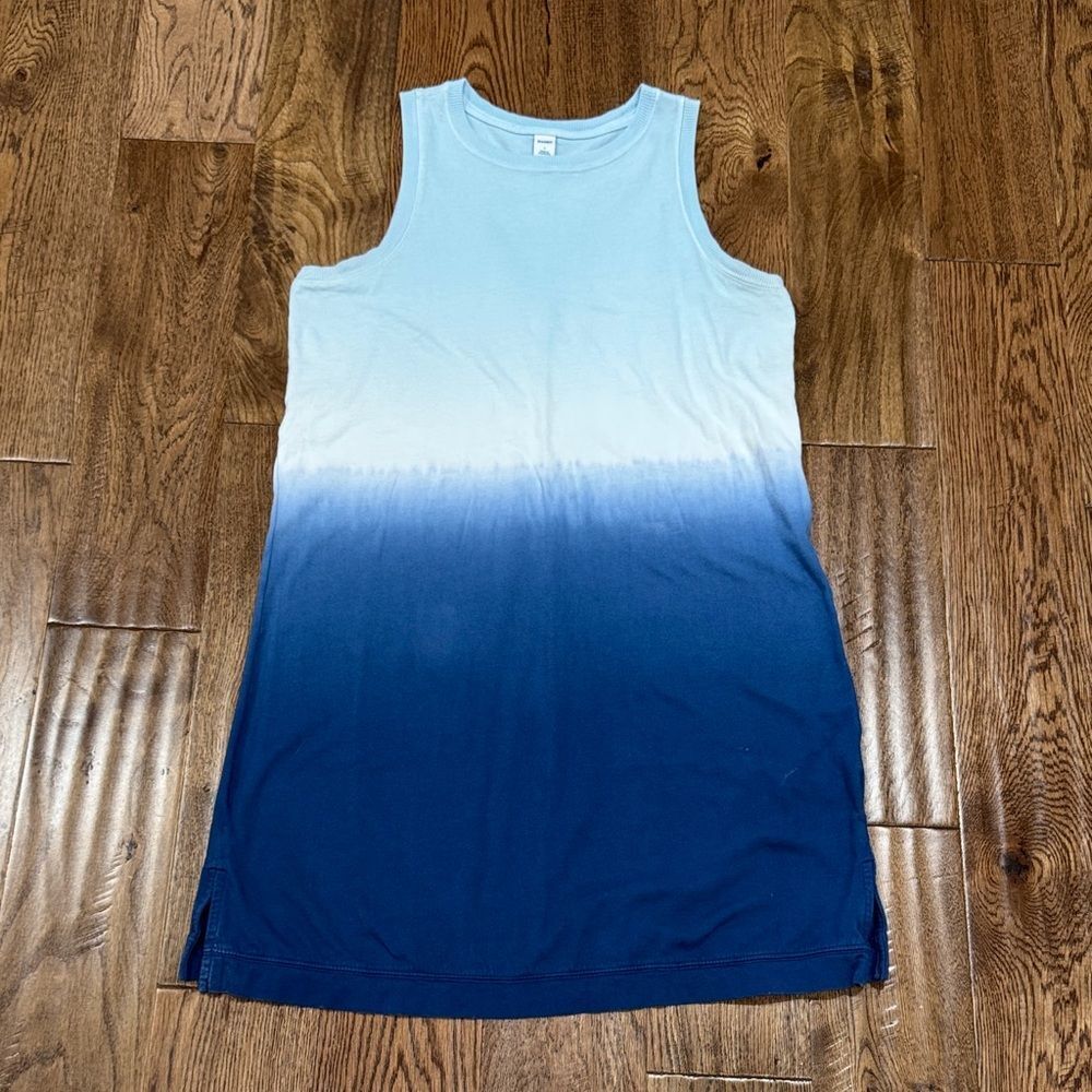 Women’s Old Navy Blue Ombre Sleeveless Dress Sz S